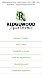 Mobile Screenshot of apartmentsatridgewood.com